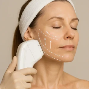 Woman having HI-FU to reduce wrinkles call LA LIPO Christchurch Now!