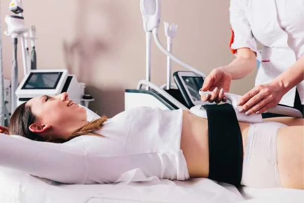 woman having body sculpting to help improve her body image and her mental health Christchurch